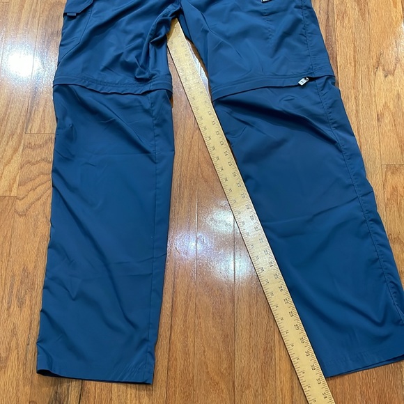 Columbia Omni-Shade Blue Men’s Cargo Convertible Pants Lightweight 38 x 34 - Picture 7 of 13